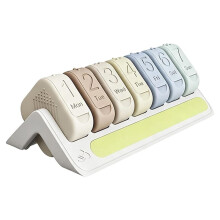 Pill Box 7 Day: Non-Slip Luminous Large Capacity Silicone Pill Container for Easy Organization