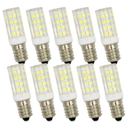 Lâmpada de LED Tipo Milho com Rosca E14 para Refrigerador, Ideal para Uso Doméstico e Comercial.