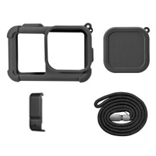 Silicone Case for Mission 1 with Lens Protector Cover and Battery Door Protective Camera Accessories Kit