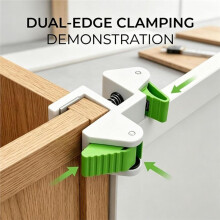 8pcs Woodworking Filler Board Installation Clamp, Cabinet Scribe Jig,Cabinet Filler Board Positioning Alignment Tool