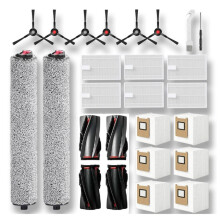 Kit de Peças de Reposição Omni C28 Compatível com para C28 Omni: Escova Lateral Principal, Filtro, Esfregão e Saco de Pó (26 Peças)