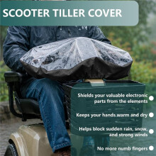 Copertura Impermeabile per Pannello di Controllo di Scooter per Disabili, Accessori per Scooter per Disabili per Esterni.