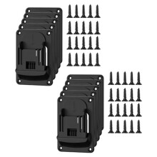 Wall Mount Electric Tool Holder for 18V Wall Power Mount Storage Battery Bracket Fixing Drill Holder Slots Stand