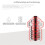 V6 Bimetallic MY Nozzle for E3D V6 3D Printer Hotend High Temperature Hardened Wear-Resistant Replacement 0.6mm 8