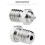 V6 Bimetallic MY Nozzle for E3D V6 3D Printer Hotend High Temperature Hardened Wear-Resistant Replacement 0.6mm 6