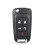 5 Keys Folding Remote Car Key for  for  for  ID46 Chip Replacement Fob Shell for  433Mhz 2
