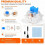 Ensemble 90 Interrupteurs à  pour Imprimante 3D,Interrupteurs Clavier à  pour Projets D'Impression 3D,Interrupteurs à 3 Broches,Pièces 5