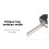 5 Keys Folding Remote Car Key for  for  for  ID46 Chip Replacement Fob Shell for  433Mhz 3
