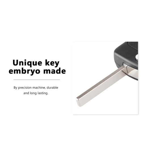 5 Keys Folding Remote Car Key for  for  for  ID46 Chip Replacement Fob Shell for  433Mhz 2
