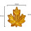 40PCS Maple Leaf Ornaments Small Maple Leaf Hanging Pendant Small Tree Fall Autumn Hanging Ornaments for Home 6