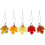40PCS Maple Leaf Ornaments Small Maple Leaf Hanging Pendant Small Tree Fall Autumn Hanging Ornaments for Home 5