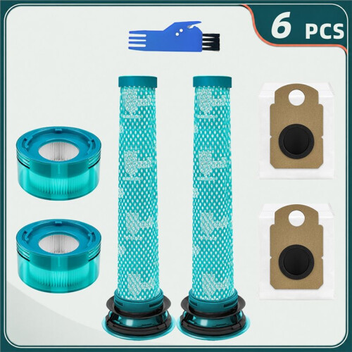 Replacement Filter Set Compatible with  V10 Konical / V10 Konical + Auto-Empty Dock Auto-Empty Dock Vacuum Cleaners 7pcs 2