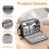 Electronics Organizer Travel Case Digital Electronics Organizer Portable Case for Cables, Chargers & Accessories 4