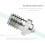 V6 Bimetallic MY Nozzle for E3D V6 3D Printer Hotend High Temperature Hardened Wear-Resistant Replacement 0.4mm 5