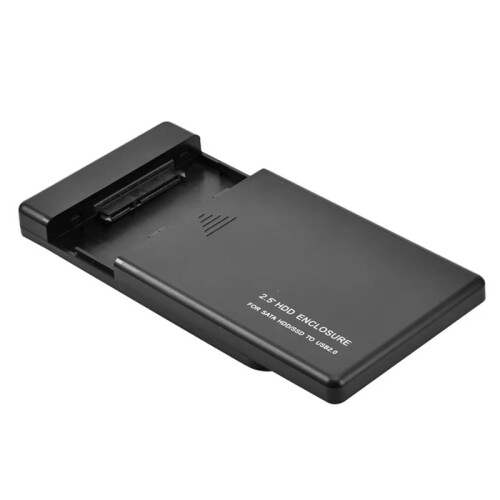 Case per HDD da 2,5"  A USB 3.1 Type C - Box Esterno per Hard Disk da 2,5" SSD HDD - Box Portatile Senza Attrezzi 2