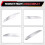 Interior Left Right Door Pull Handle Cover Inner Door Handle Cover for  Z4 E85 E86 02-08 51417042877 Silver 8
