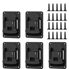 Wall Mount Electric Tool Holder for 18V Wall Power Mount Storage Battery Bracket Fixing Drill Holder Slots Stand