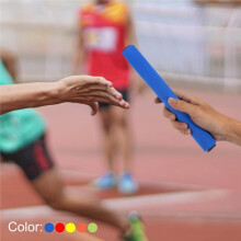 12pcs Relay Training Batons,Foam Grip Sports Field Race Batons for Track and Field Races, Gym, Running