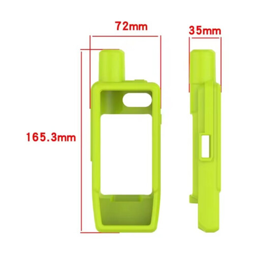 Silicone Protective Cover for  GPSMAP H1, GPS Device Case with Full Body Shock Absorption Shell Black 1