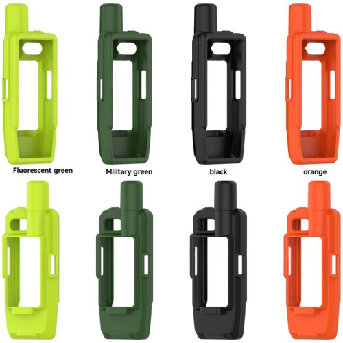 Silicone Protective Cover for  GPSMAP H1, GPS Device Case with Full Body Shock Absorption Shell Black 2