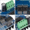 5 Pezzi BTS7960 Modulo Driver per Motore Passo-Passo CC 43A Scheda PWM A Ponte H per  Car 3