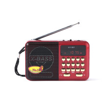 Portable Radio Speaker FM Radio with LED Display Support TF USB Loudspeaker for Home Outdoor Travel