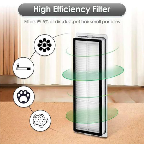 For  D20 Pro/D20 Pro  / Move E30 Pro  Robot Vacuum Cleaners Main Side Brush Filter Mop Dust Bag 2