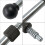 2pcs 149mm Quick-Pull Locking Pin for Inversion Tables Devices with Thread Locking Pin 3