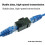 24Pcs Cat6 RJ45 Adapter Insert Inline Coupler CAT6 Network Straight-Through Connector for RJ45 CAT6 Coupler 2