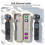 Portable Case for  OSMO Pocket 4 Hard Shell Protective Cover Gimbal Filter Storage Box for  Pocket 3 Camera Orange 4