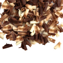 Barbara Luijckx Dark and White Chocolate Blossom Curls, 2.5kg