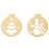 Dobla White Chocolate Lace Baubles Decorations – Edible Cake Décor (324 Count) 1