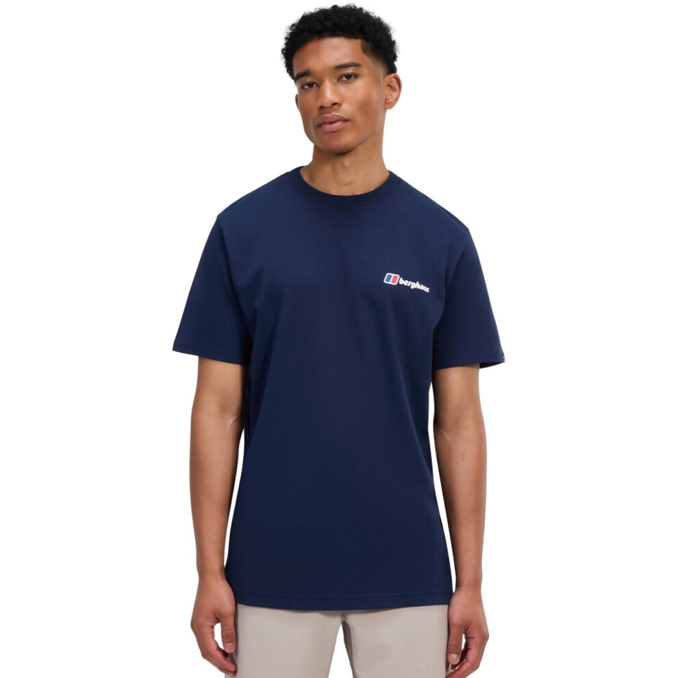 Berghaus Men's Blue Front And Back Classic Logo T-Shirt - Image 7