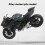 1:12 Legierung Motorradmodell, Licht und Ton 9