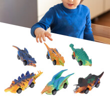 Dinosaurier Spielzeugautos 6 Stück Rückzieh