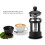 Borosilikatglas French Press 800ml Kaffee 3