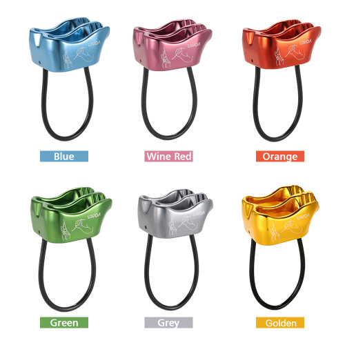 Lixada ATC Abseilgerät Gold Sicherung Outdoor 2