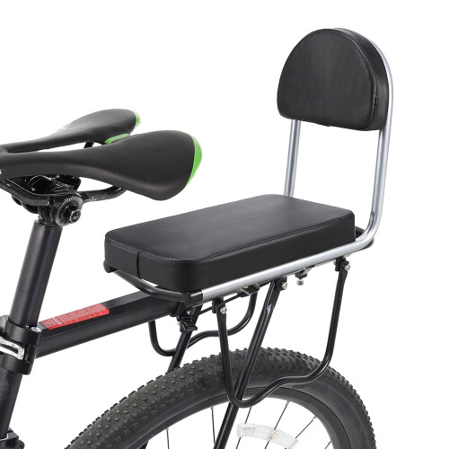 Fahrrad Sozius Sitz Schwarz 1