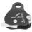 CAMNAL Kletterseil Greifer Schwarz Aluminium 5