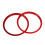 Dekorative AC Ringe Rot Mazda MX-5 2009-2015 4