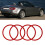 AC Auslass Ring Set Rot Mazda MX-5 2009-2015 12
