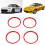 Auto AC Ringe Rot Mazda MX-5 2009-2015 6