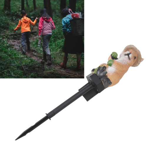 Solar Hasenstatue Gartenlampe wasserdicht 2