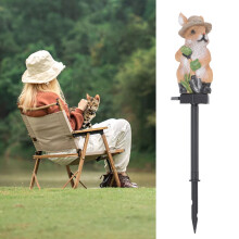 Solar Hasenstatue Gartenlampe wasserdicht