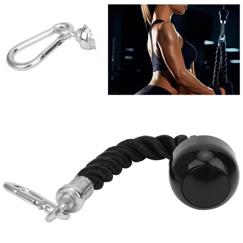 Trizepsseil Nylon Kunststoffgriff Fitnessstudio