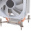 CPU Kühler 9CM 48CFM Hydrauliklager Bunte Lichter 9