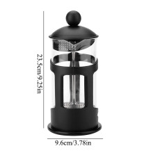 Borosilikatglas French Press 800ml Kaffee