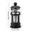 Borosilikatglas French Press 800ml Kaffee 1