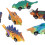 6-teiliges Dinosaurier Rückziehautos Set 17