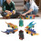 6-teiliges Dinosaurier Rückziehautos Set 3